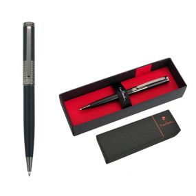 EVOLUTION Luxusné kovové guľôčkové pero černá/stříbrná