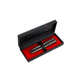 PIERRE CARDIN CORINNE SET Sada rolleru a kuličkového pera šedá/gunmetal