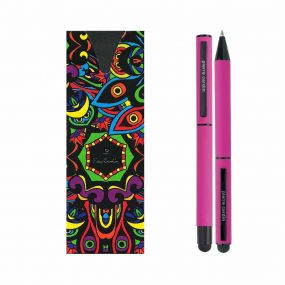 CELEBRATION SET Súprava rollera a guľôčkového pera růžová